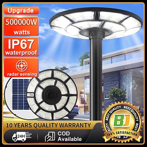 outdoor solar street lamps|[Free shipping]500000W UFO solar street light outdoor .